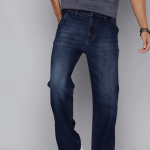 Men Bootcut High-Rise Light Fade Printed Stretchable Jeans